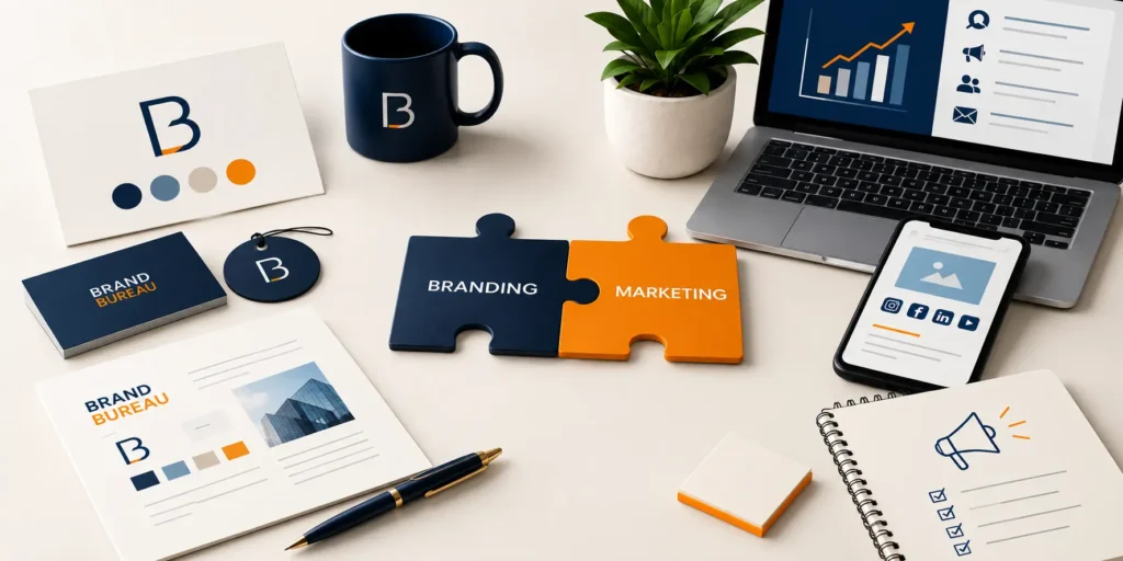 Branding materials and business cards